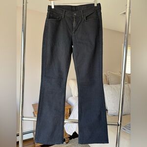 7 For All Mankind Black Denim Jeans, sz 29